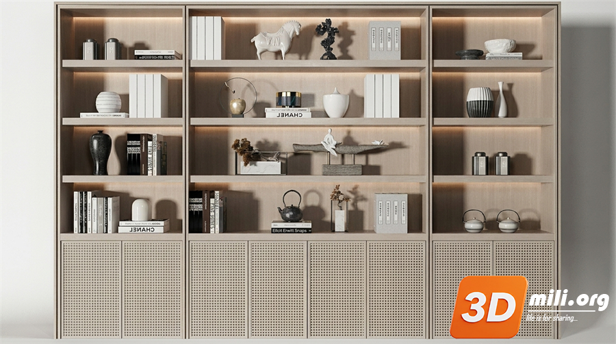 Decorative cabinet Skp Files